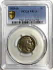 [PCGS Gold Shield] 1929-D Buffalo Nickel Very Good VG10 5c COMBINED SHIPPING