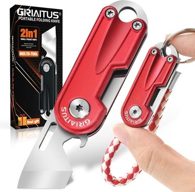 Geschenke für Männer 2in1 Taschenmesser Multitool Gadgets mit Teppichmesser