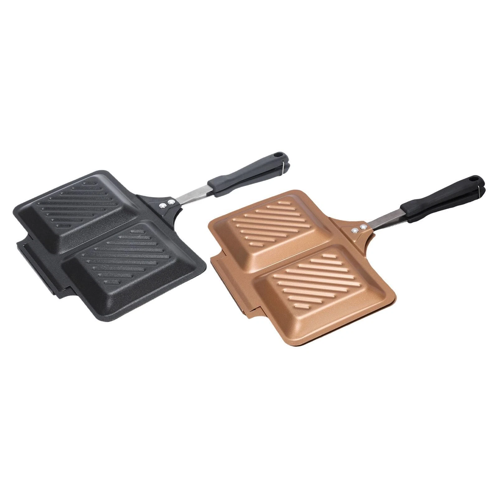Pancake Griddle Sandwich Maker Cafe Outdoor Cookware Double Sided Frying Pan