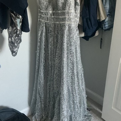 polyester gowns & formal dresses Baltic Born Womens Sandra Pleated Maxi Dress | Champagne main image 1