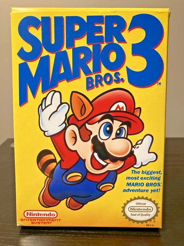 Super Mario Bros. 3 Nintendo NES Vintage Authentic Tested & Working