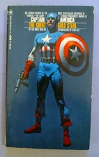 CAPTAIN AMERICA, THE GREAT GOLD STEAL, BANTAM BOOKS, TED WHITE, 1968