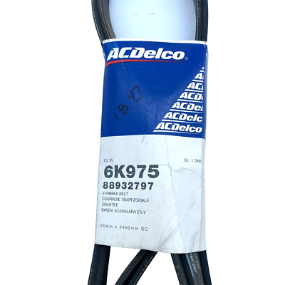 ACDelco 6K397SF Professionalstretch Fit V-Ribbed Serpentine Belt