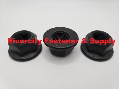 (50) 5/8-18 Grade 8 All Metal Flange Top Lock Nuts 5/8 x 18 Nuts 5/8x18 Plain