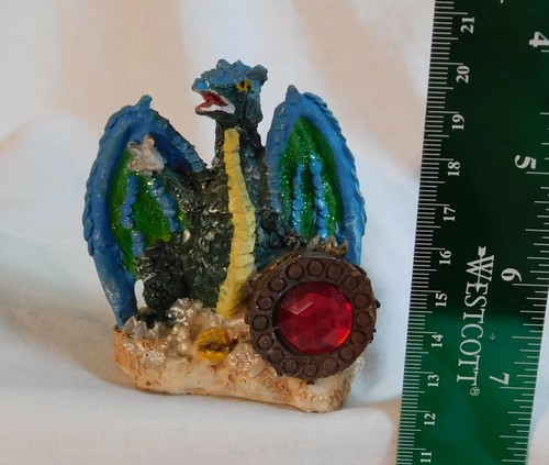 9 Colorful 3.5" Dragon Figures Dollarama B's Collectibles Treasure Crystal Balls - Picture 18 of 46