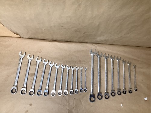 Matco Tools 7GRCXL102-7GRC19M2 20pcs Metric/SAE 72 Teeth Flex Combo Wrench Set - Picture 11 of 23