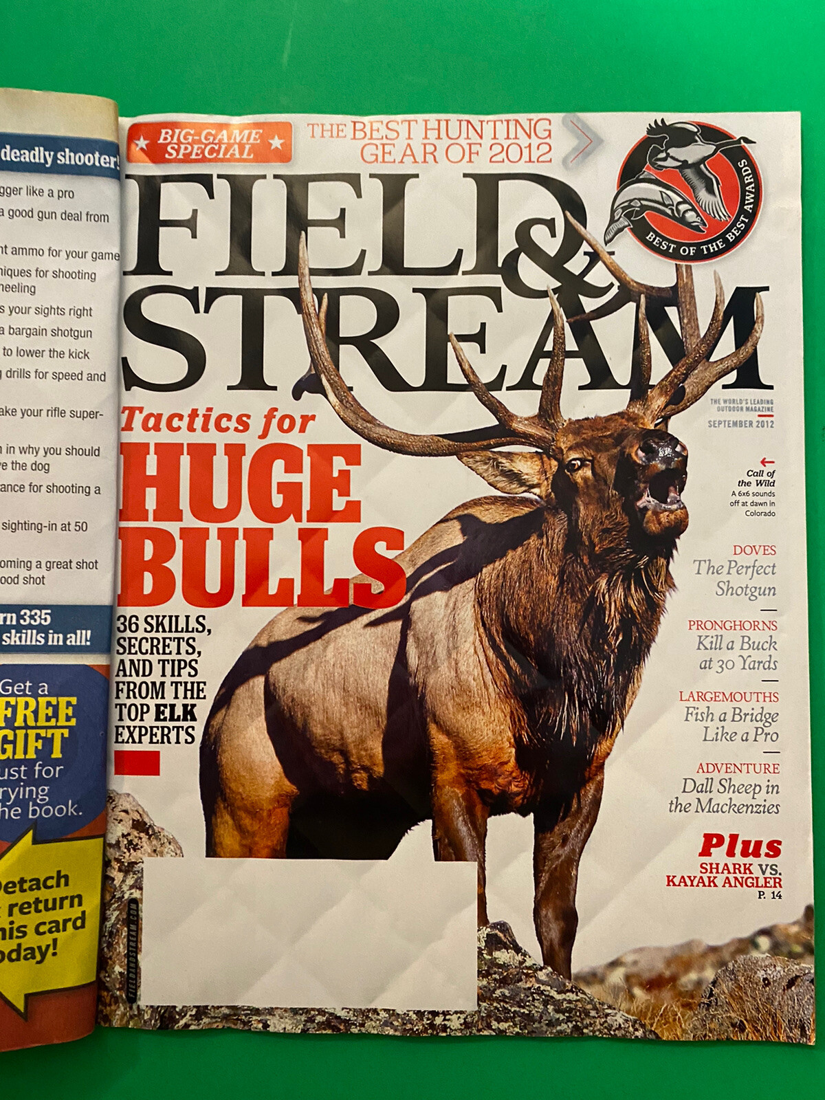 Field & Stream Magazine Hunting Fishing September 2012 Tactics Huge ...