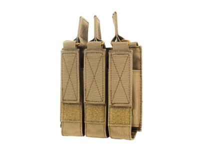 MOLLE Triple Mp5 / Mp7 / Mp9 Mag Pouch Coyote Dreier Magazintasche Airsoft