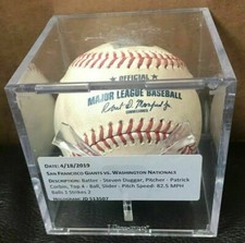 WASHINGTON NATIONALS *PATRICK CORBIN PITCHED* GAME WIN CHAMPIONSHIP SEASON BALL