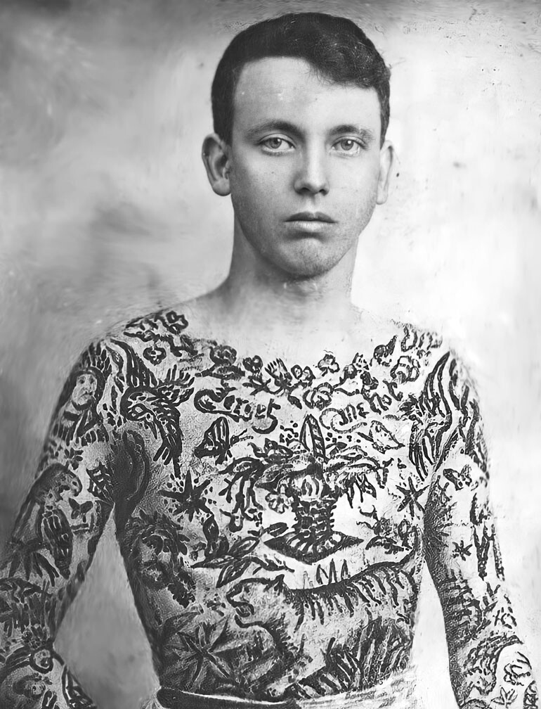 洋書 VINTAGE TATTOOS Vintage Tattoo Image 14 x 11