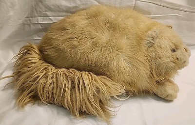 RARE Douglas Cuddle Toys '' Fat Cat '' 17 inch Beanie Plush Stuffed Toy Keene NH 