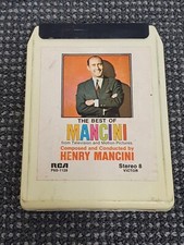 🔶️THE BEST OF HENRY MANCINI 8 TRACK TAPE STEREO CARTRIDGE RCA VICTOR P8S 1128