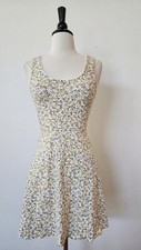 Urban Outfitters Dress New Size Small Floral Yellow Crochet Boho Garden Peasant