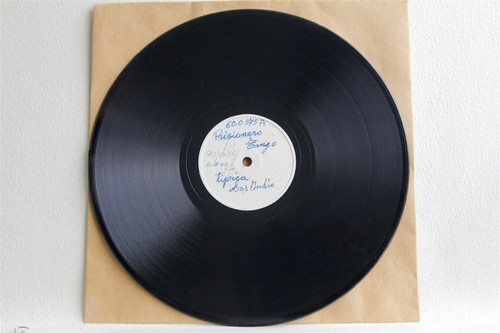 RICARDO TANTURI / HERMANAS BERON Victor TEST PRESSING 78 PRISIONERO / CUECA EX - Picture 2 of 4