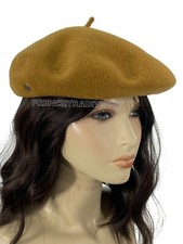 Laulhere Authentic French 100 Wool Beret Cap Hat Eva Rust 7-7 1/8 France