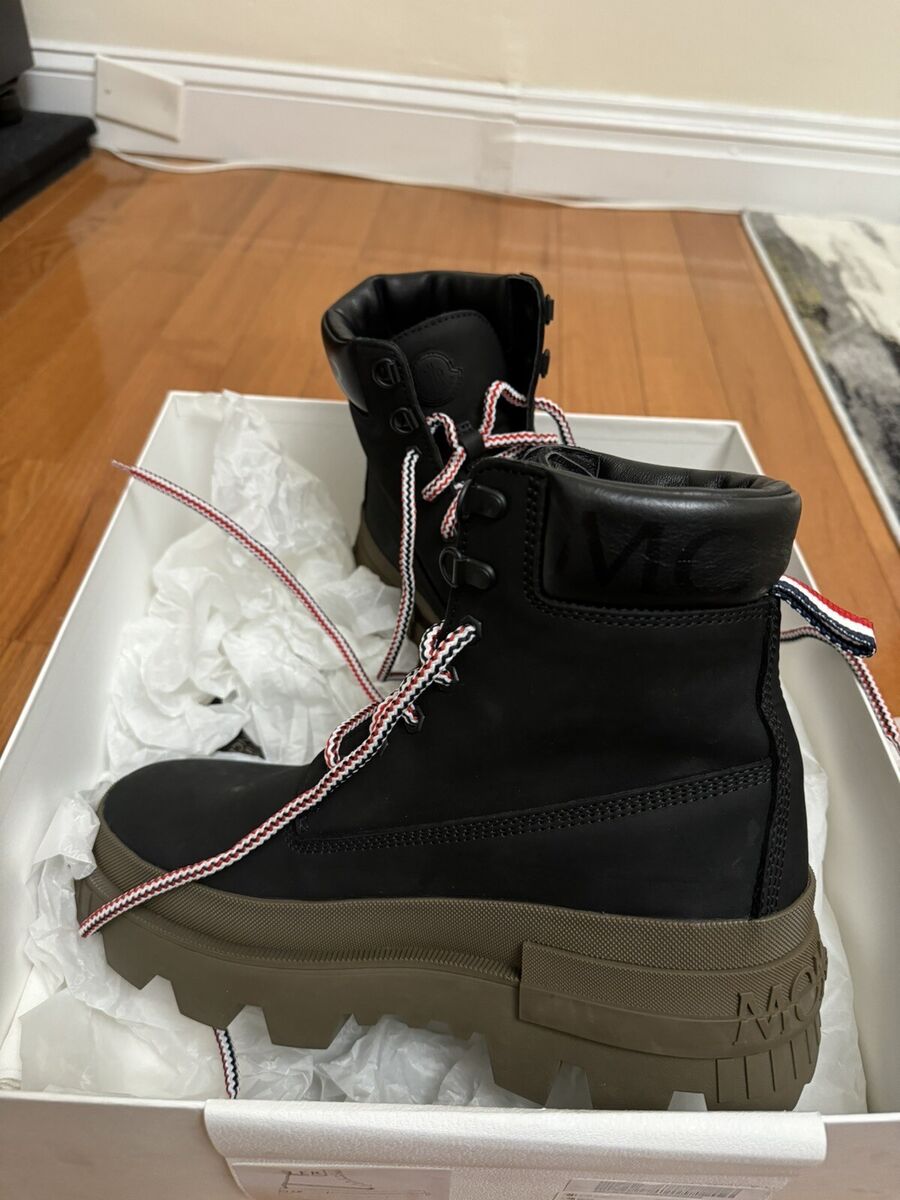 Moncler Men's Mon Corp Hiker Boot Black, EUR 42 US 9 Moncler Men's Mon Corp Hiker Boot Black, EUR 42 US 9