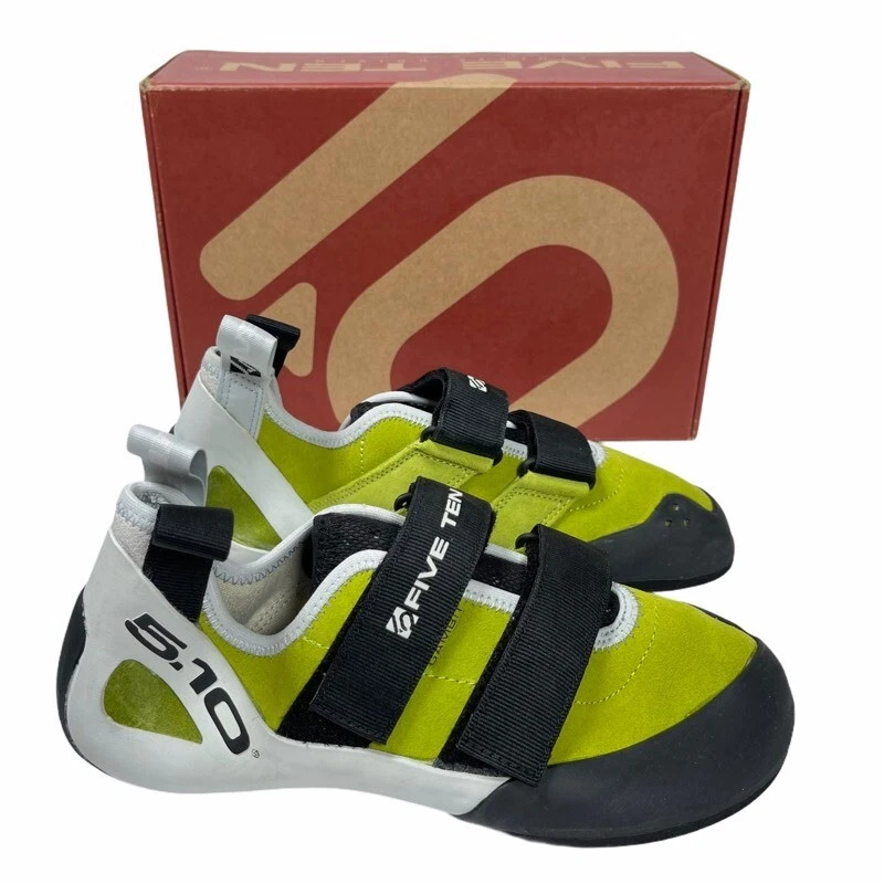 Five Ten Mens Gambit VCS Climbing Shoes Yellow Hook And Loop Low