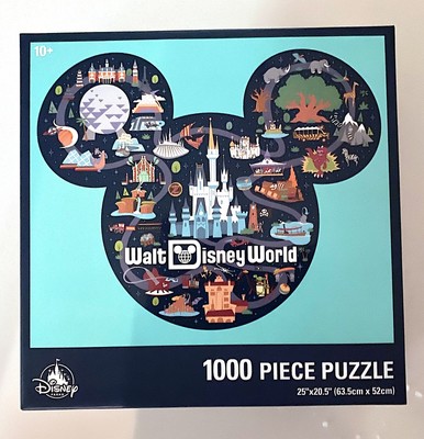 Walt Disney World Park Life Attractions 1000 Piece Jigsaw Puzzle New Ebay