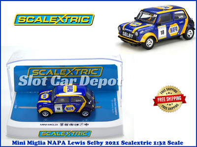 Scalextric Mini Miglia NAPA Lewis Selby 2021 W/ Lights 1:32 Scale Slot Car C4414
