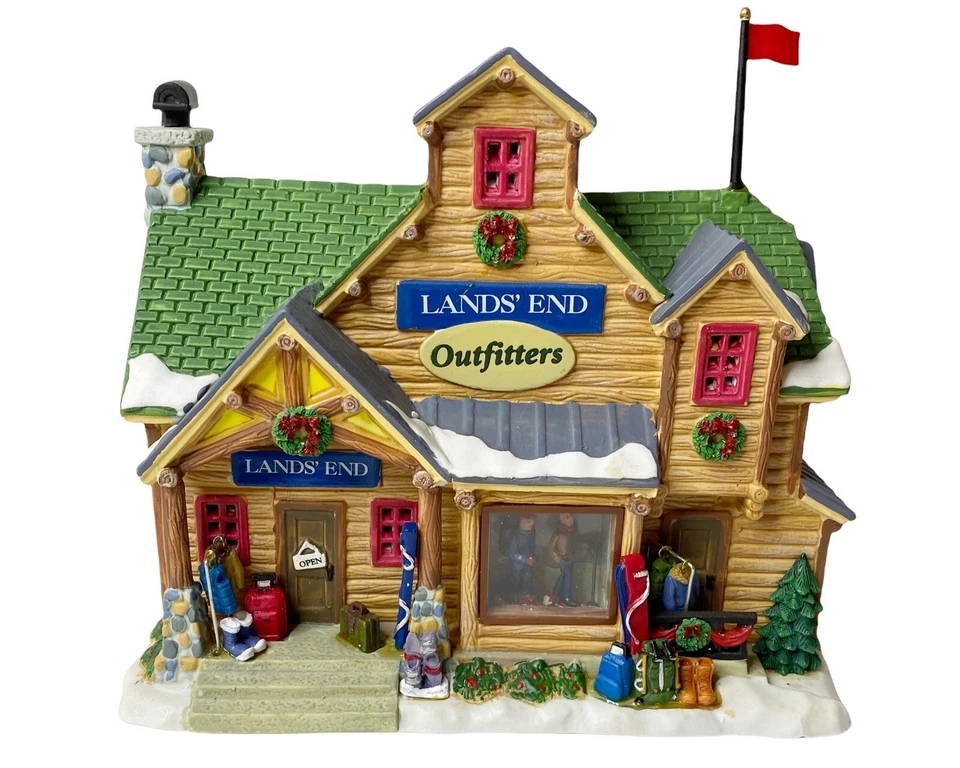 LEMAX Lands End Outfitter Sears Exclusive Christmas Village House Box FLAW - Image 2 of 4