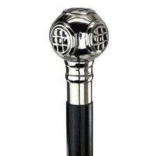 Taucherhelm massiv Hartholz Messinggriff Tiefsee Gehstock Stock Handarbeit