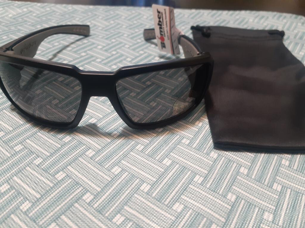 Bomber BOOGIE Safety Glasses ANSI z87+ Work Eyewear Smoke Lens BG103 eBay