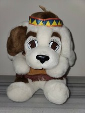 Chosun Dog History Hound 10" Plush w/Indian Headband and Vest 1986