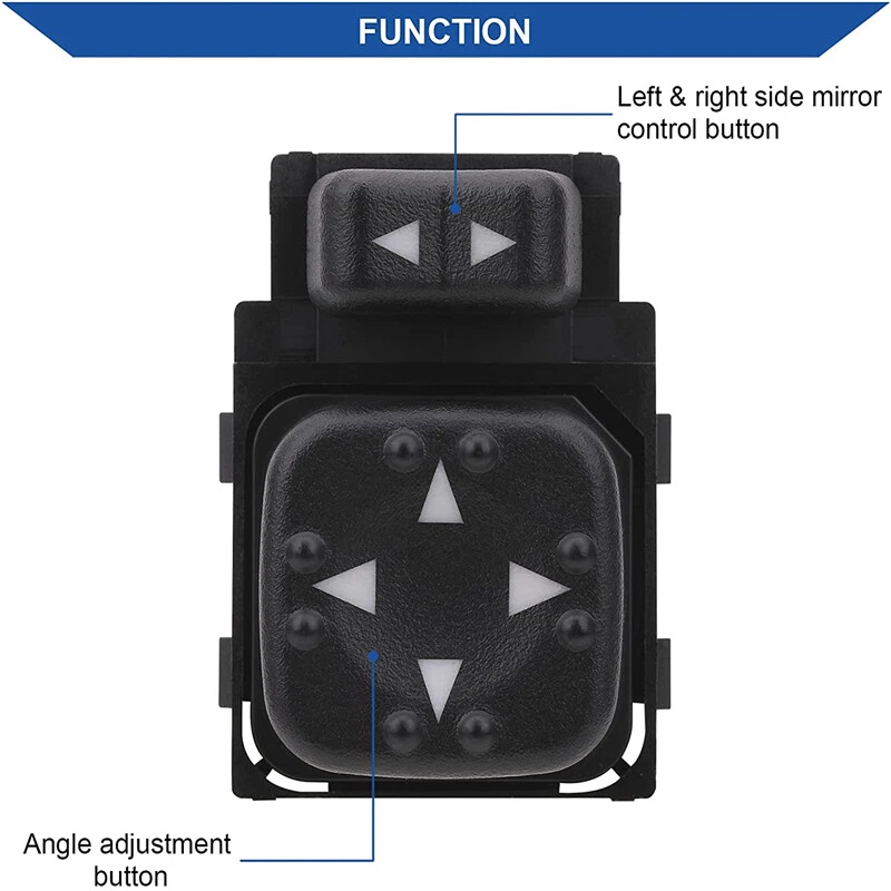 Power Mirror Control Switch for Chevy Tahoe /GMC Yukon Sierra /Cadillac 19259975 Foto 2 de 4