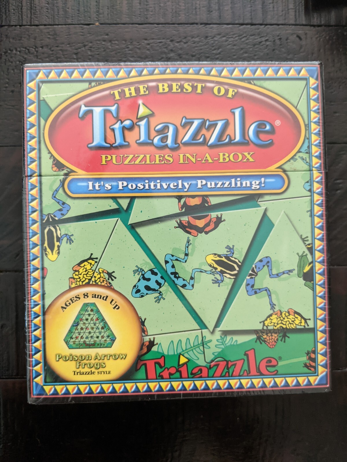 Triazzle Poison Arrow Frogs Brainteaser Puzzle by Dan Gilbert for sale
