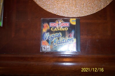 2001 ATARI MONPOLY CASINO VEGAS EDITION PC CD-ROM Software ''E''