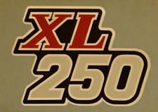 H ONDA XL 250 EXHAUST SHIELD DECAL 