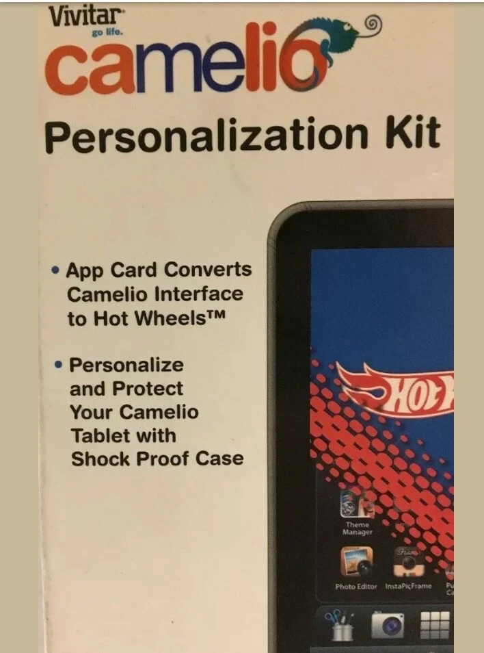 Hot Wheels Tablet Personalization Kit  NEW w/ Case, App Card & Cloth Camelio - Image 2 of 4
