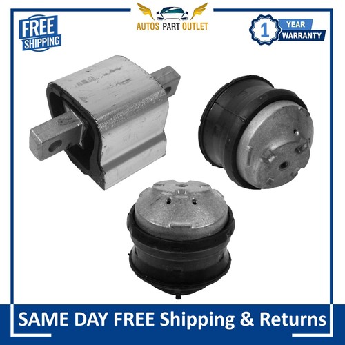 New Engine Motor Transmission Mount Set of 3 For 1997-2000 Mercedes Benz - Picture 1 of 10