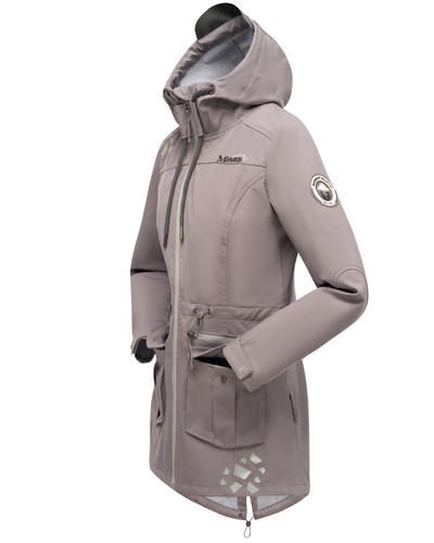 Marikoo Damen Softshell Outdoor Jacke Übergangs Funktions Regen Mantel Ulissaa - Bild 31 von 74