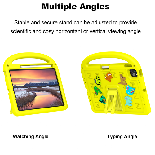 Kids Tablet Case EVA 3D Cartoon Stand Rugged Case For iPad Air 11 inch M2 2024 - Picture 54 of 60