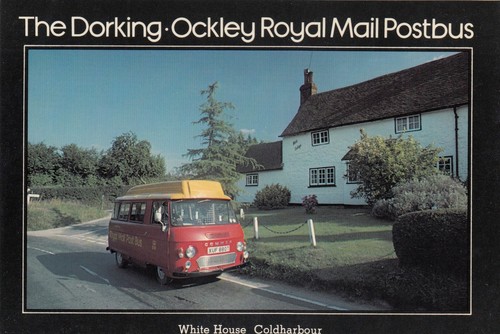 Dorking Ockley Royal Mail Bus SEPR2 Postkarte 1980 (65151)