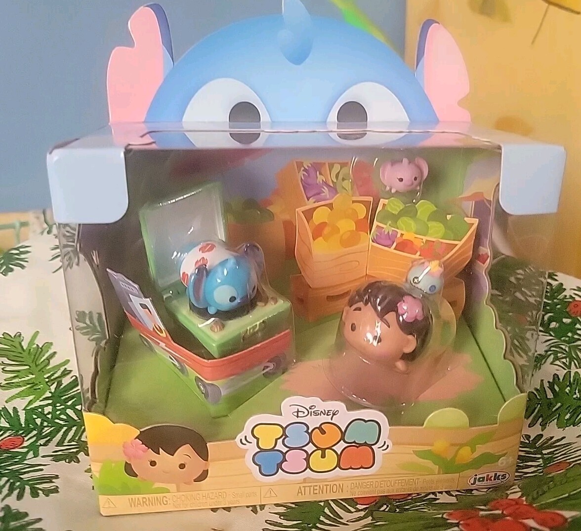 Animated Stitch Tsum Tsum Disney Tsum Tsum Story Moment Lilo Stitch Mini  Figure Set, image size:1176x1074