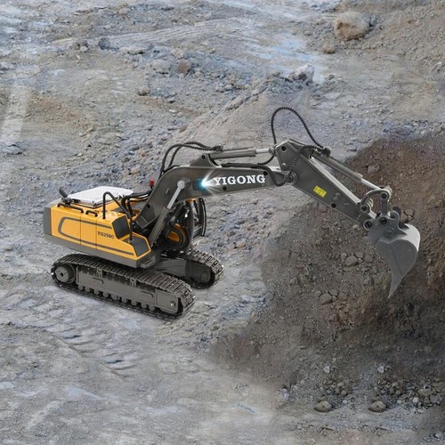 1:20 RC Excavator DumpTruck Bulldozer Remote Control Engineering Vehicle Kid Toy - Picture 8 of 9