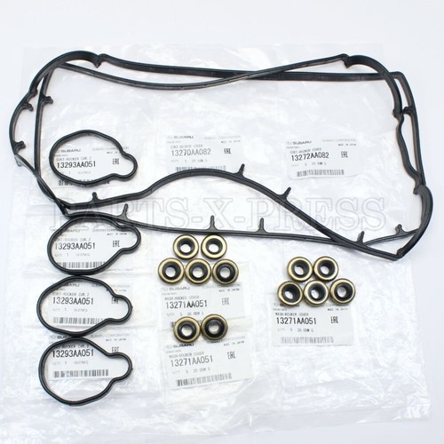 GENUINE SUBARU FORESTER IMPREZA ENGINE VALVE ROCKER COVER GASKETS