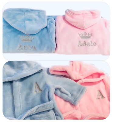 baby christmas dressing gown