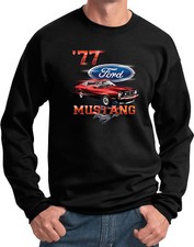 Buy Cool Shirts Ford Sweatshirt 1977 Mustang Pullover Sweat Shirt