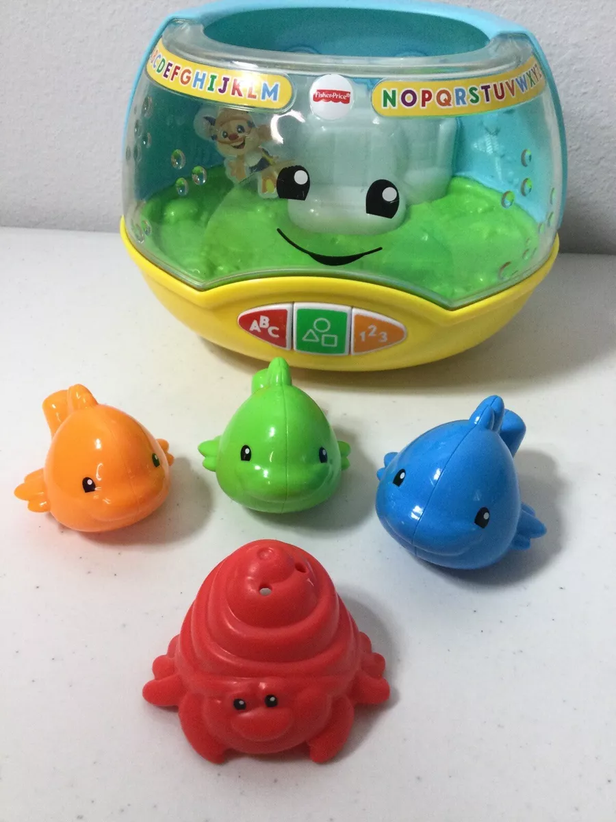 FISHER PRICE “Laugh & Learn Magical Lights” Fish Bowl Toy. Excel. Cond.