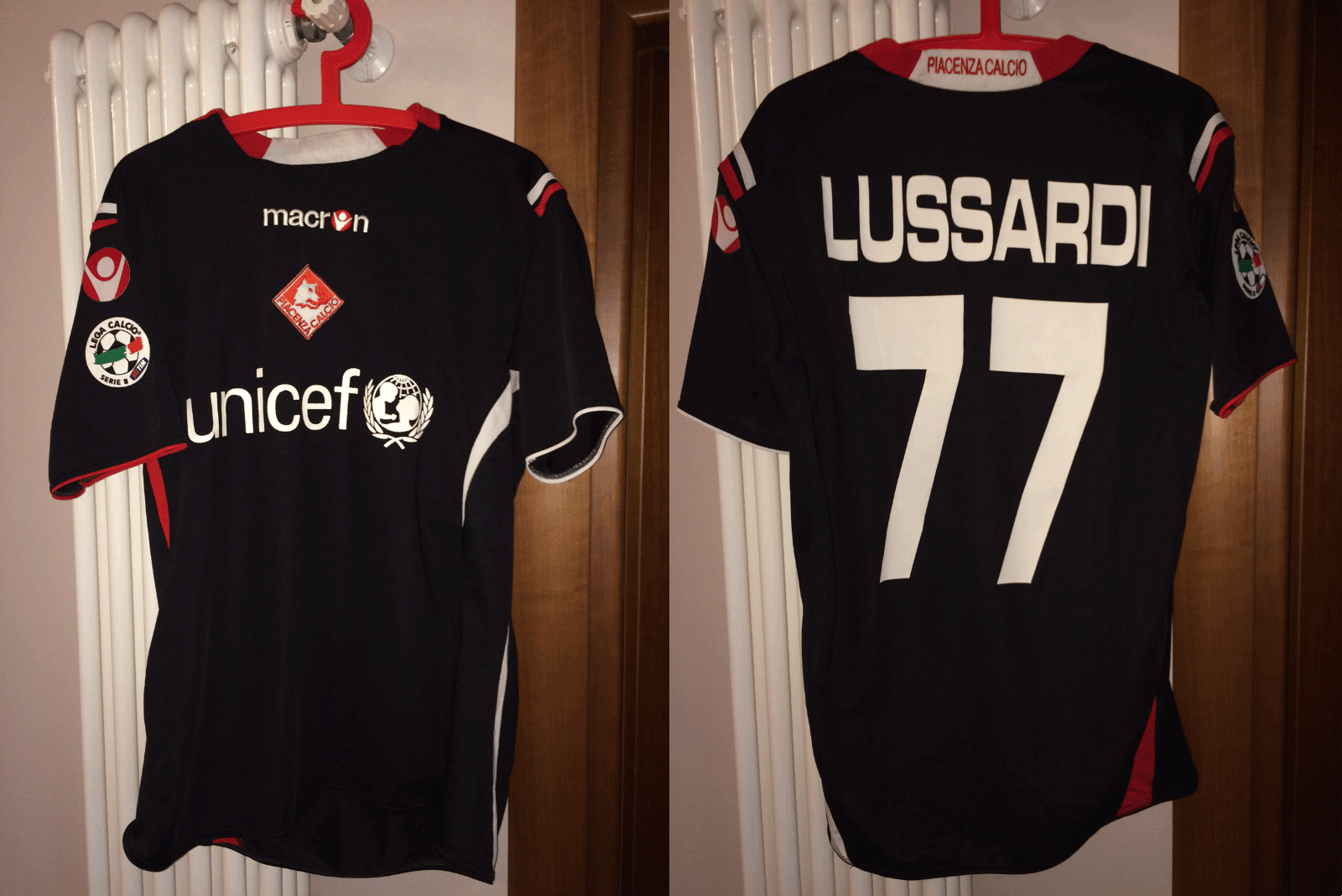 Maglia piacenza lussardi macron nr 77 unicef Maglia piacenza lussardi macron nr 77 unicef