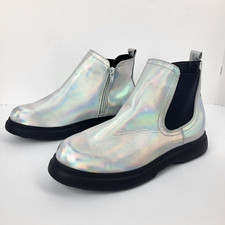 Dolce Vita Cole Glitter Metallic Sparkle Girls Chelsea Ankle Boots Size 5