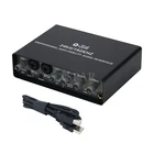 Q24 External USB Sound Card Audio Interface 24Bit/192KHz for Livestreaming