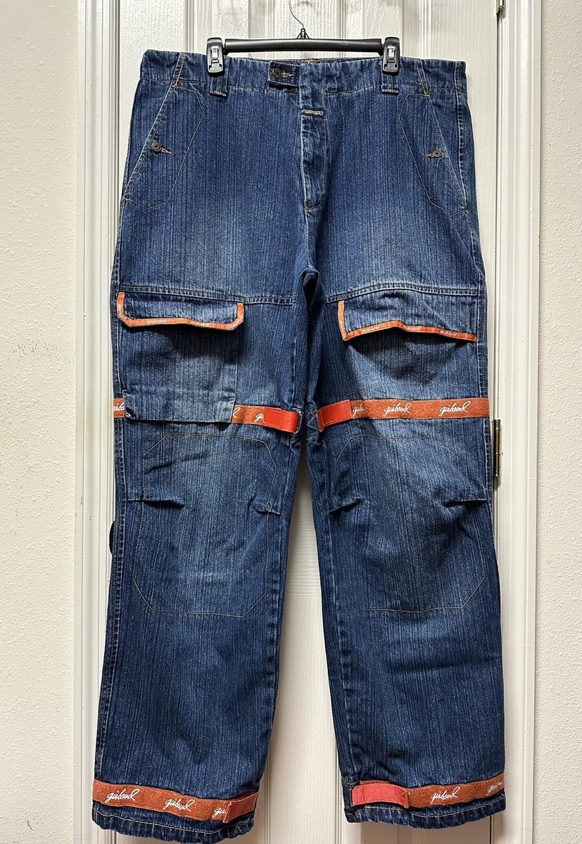 パンツ y2k marithe francois girbaud Flare Jeans Marithé Francois Girbaud Denim Wide Leg Pants 2000's