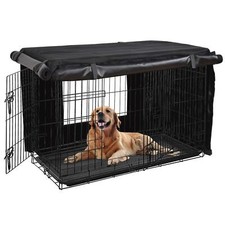Dog Crate Cover 42 Inch Dog Kennel Cover for Large Dog, Heavy Duty Oxford Fab...