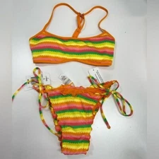 L*Space Under Set Sun Bikini Set Roger Bitsy Bottom Pamela Top NEW With Tag XS/S