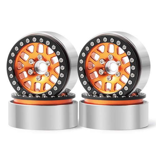 Llantas Beadlock de metal de 1/2/4 piezas de 1,9" para oruga 1/10 RC SCX10 TRX-4 D90 - Imagen 12 de 12