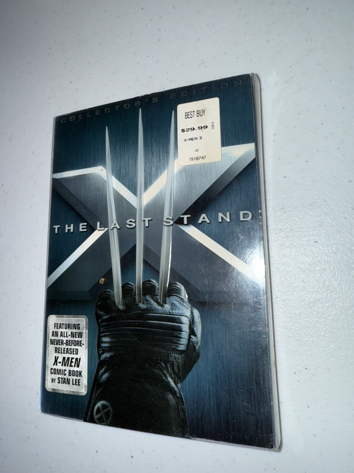 X-Men: The Last Stand (DVD, 2006, Stan Lee Collectors Edition Bonus Book)